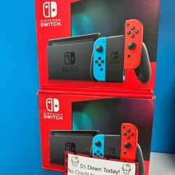 Nintendo Switch V2 Gaming Console New - Payments Available - Pay $5 Down To take It home
