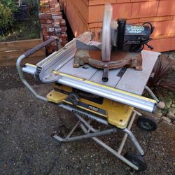 Ridgid Portable Table Saw And Chop Saw Set