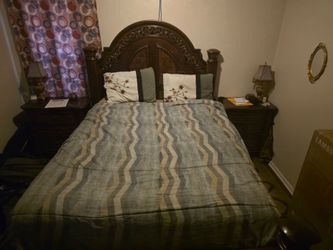 Queen bed sets mattress not included