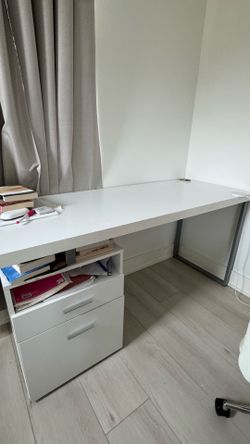 White Desk Drawers