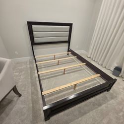 Queen Bed Frame And Side Tables
