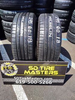 245/60/18 Michelin defender