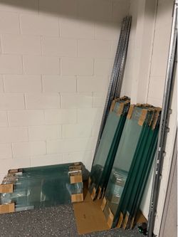 Glass shelves