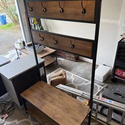 Coat Rack & Bench - FREE