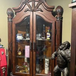 Havana Cove China Bar Hutch Corner Cabinet