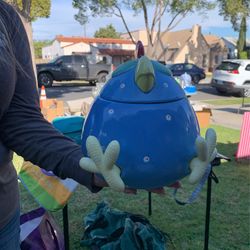 Vintage turkey cookie jar