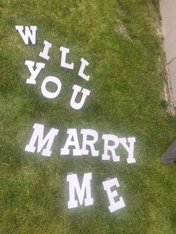 Will You Marry Me Hobby Lobby Letters