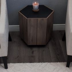 Side Table End Table With Storage