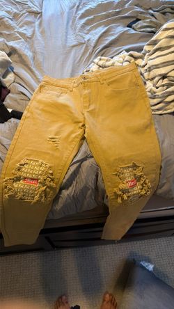 Tan Jeans