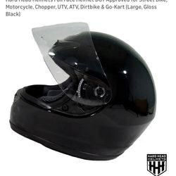 Three Motorcycle Helmets Dot Approved 