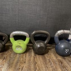 Assorted Kettlebells 