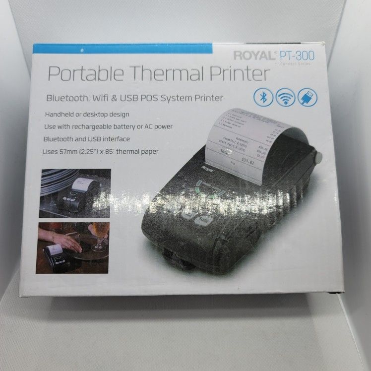 Royal WiFi Enabled Remote Thermal Printer PT-300