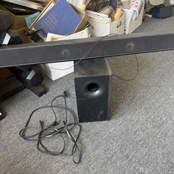 Vizio Soundbar and Speaker