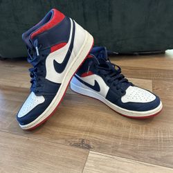 Jordan 1 mids, “Olympic”
