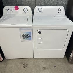 Amana washer and gas dryer