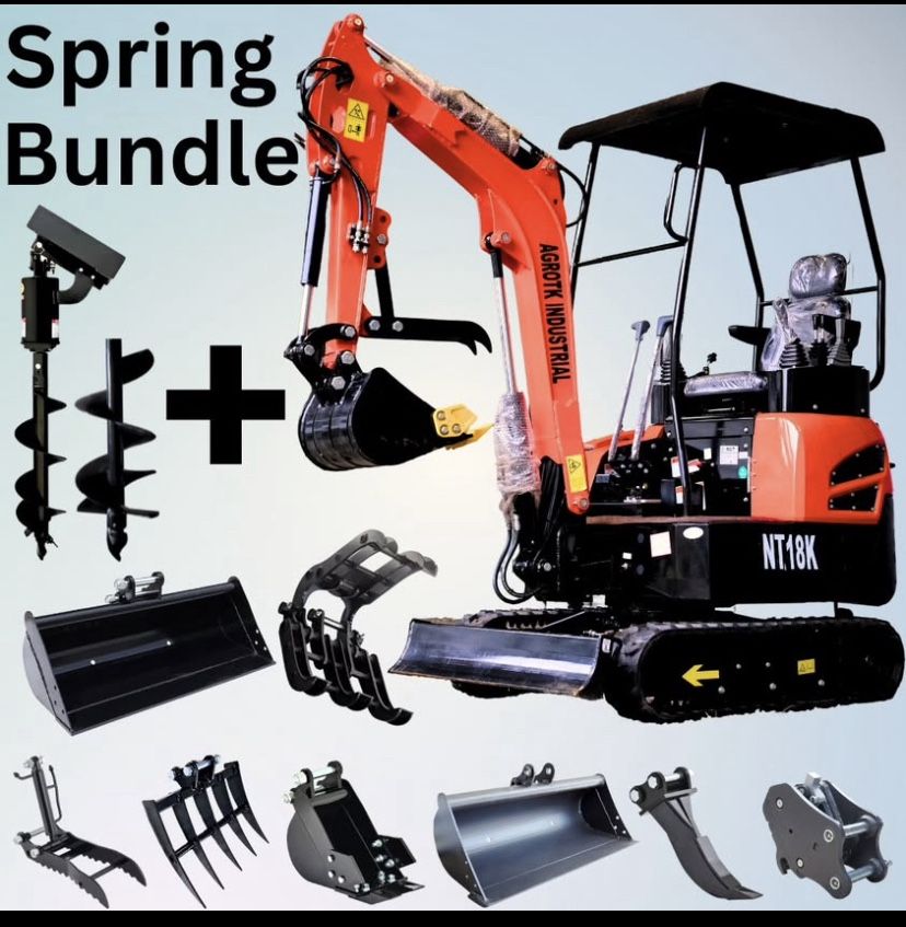 NEW Kubota Diesel Mini Excavator with All Attachments for Eny Job