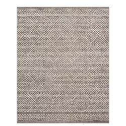 Gray/Cream 7 ft. 6 in. x 9 ft. 6 in. Geometric Indoor Area Rug