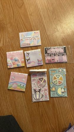 Brand New Sanrio Sticky Notes – Hello Kitty, Kuromi, Cinnamoroll & More