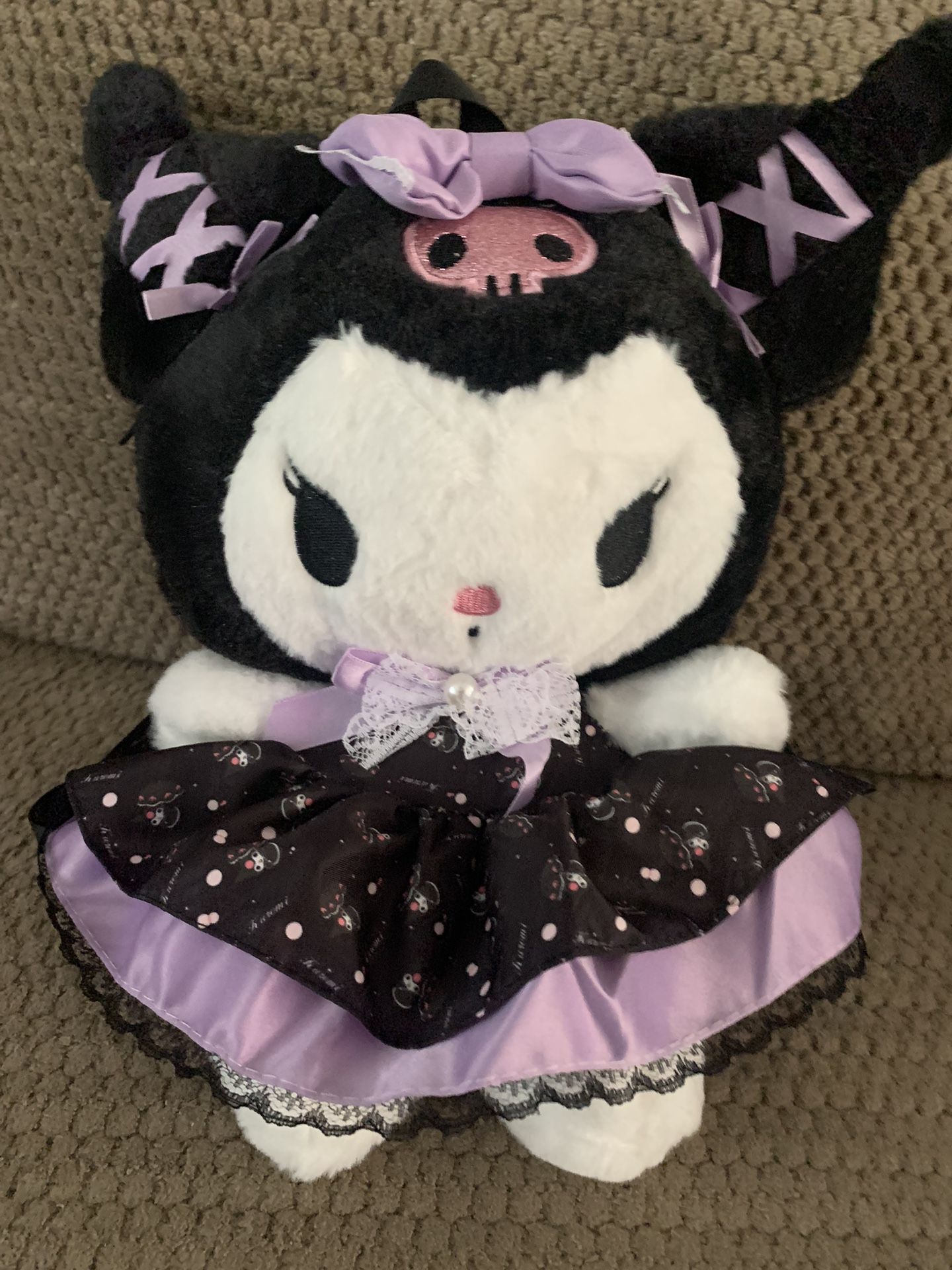 Kuromi & My Melody Plushie Or Backpack