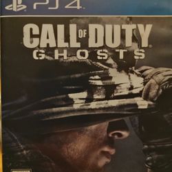 Call Of Duty Ghost For The pS4