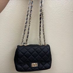 Black Crossbody Bag And Handbag