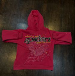 Pink sp5der hoodie