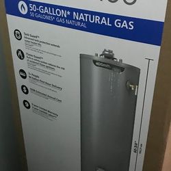 Brand new 50 gallon natural gas hot water heater