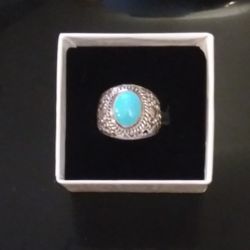 Sleeping Beauty Turquoise Ring