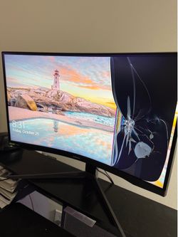 Samsung odyssey  cg75 1440p 240hz (needs screen repair)