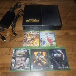 Xbox One + 5 Games No Controller 