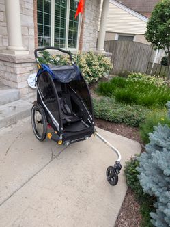 Burley D'lite single kids bike trailer