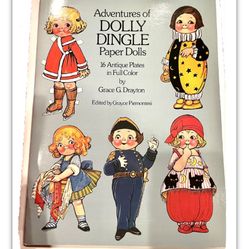 Vintage Dolly Dingle Paper Doll Book