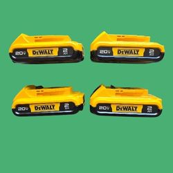 Dewalt 20v 2Ah Batteries 30 Each 