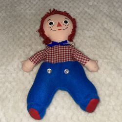 Vintage 11” 60’s Knickerbocker Raggedy Andy Unusual Doll In Original Outfit#26 