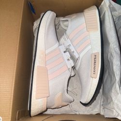 Adidas NMD R1 Trainers Pink & White / Sz. 8.5 (Wmns)