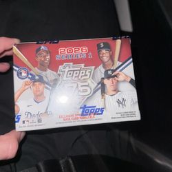 Brand new sealed 2026 Topps Series 1 Baseball Blaster Box. Great for collectors looking for rookie cards, parallels, and 75th anniversary inserts.  Fa