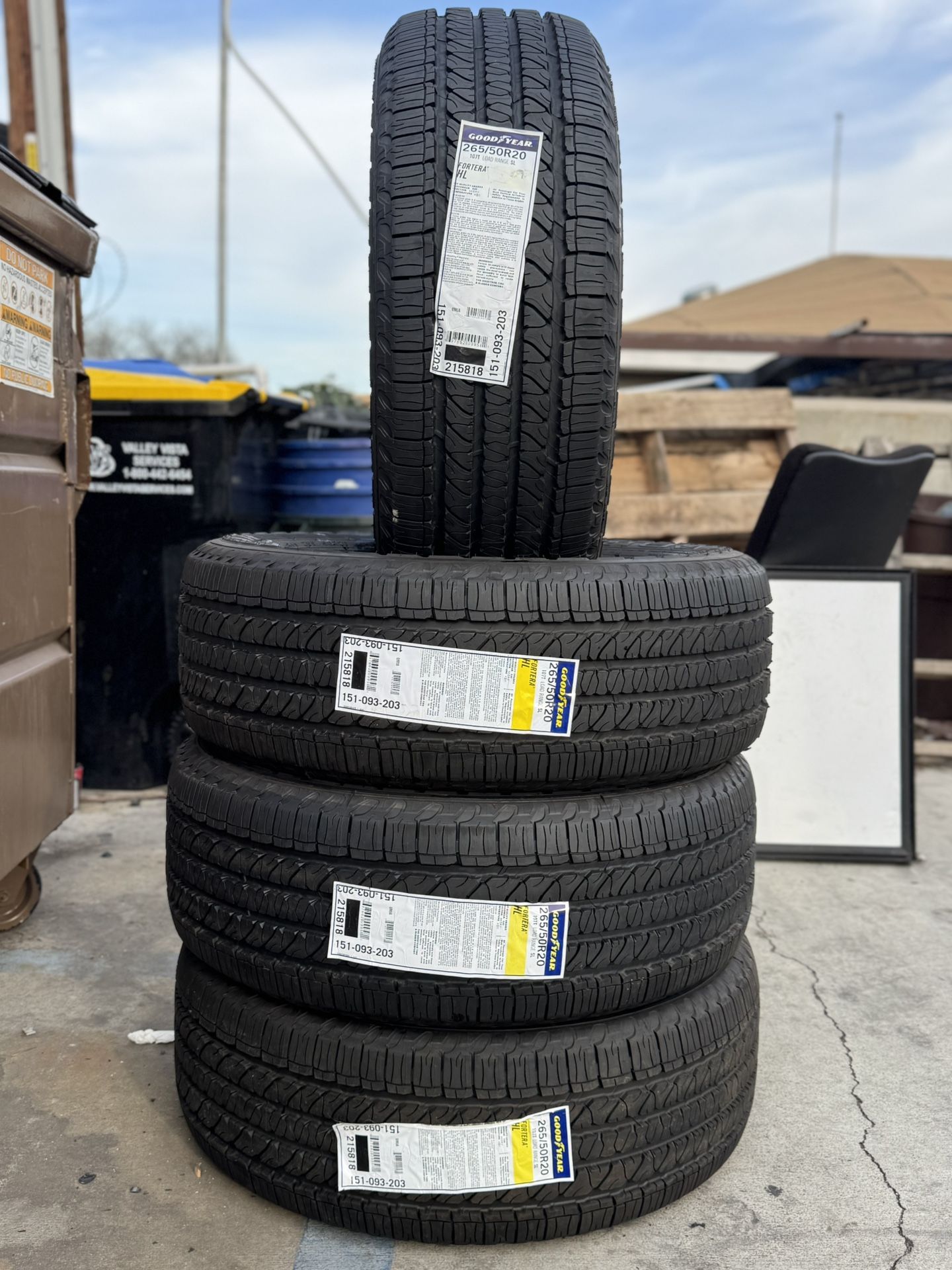 265/50r20 Goodyear Fortera New Tires Installed And Balanced Included Llantas Nuevas Instaladas Y Balanceadas Incluido Las 4