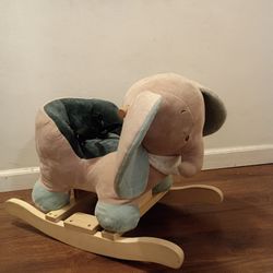 Plush Elephant Rocker 
