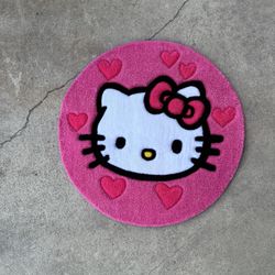 Custom Hello Kitty Handmade Rug