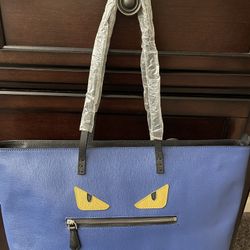 Navy Blue Tote Bag