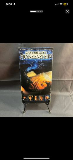Mary Shelley's Frankenstein VHS 1995 Horror / Romance Movie directed by Kenneth Branagh starring Robert De Niro, Kenneth Branagh, Tom Hulce