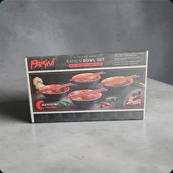 Parini 4-Piece Melamine Ramen Bowl Set