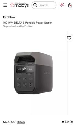EcoFlow Portable Power Station Delta 3