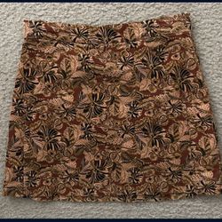 Zara Floral Print Skirt 