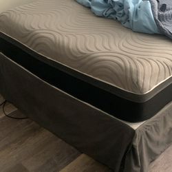 Queen Size Bed Mattress, And Box Spring 