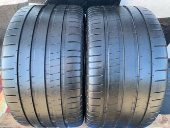 Two 325-30-21 Michelin Pilot Super Sport OEM BMW