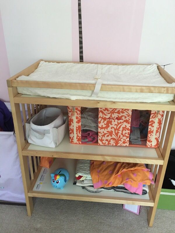 Diaper changing table