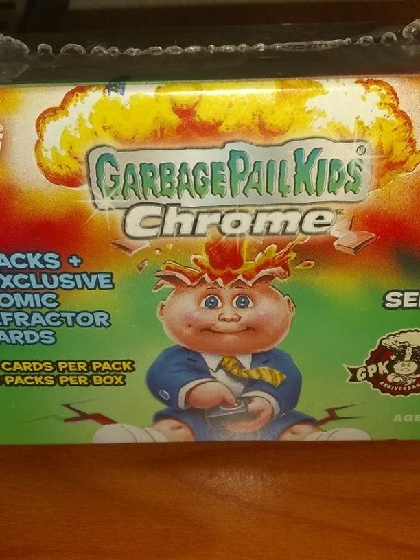 Brand New Garbage Pail Kids Chrome 35th Anniversary Blaster Box