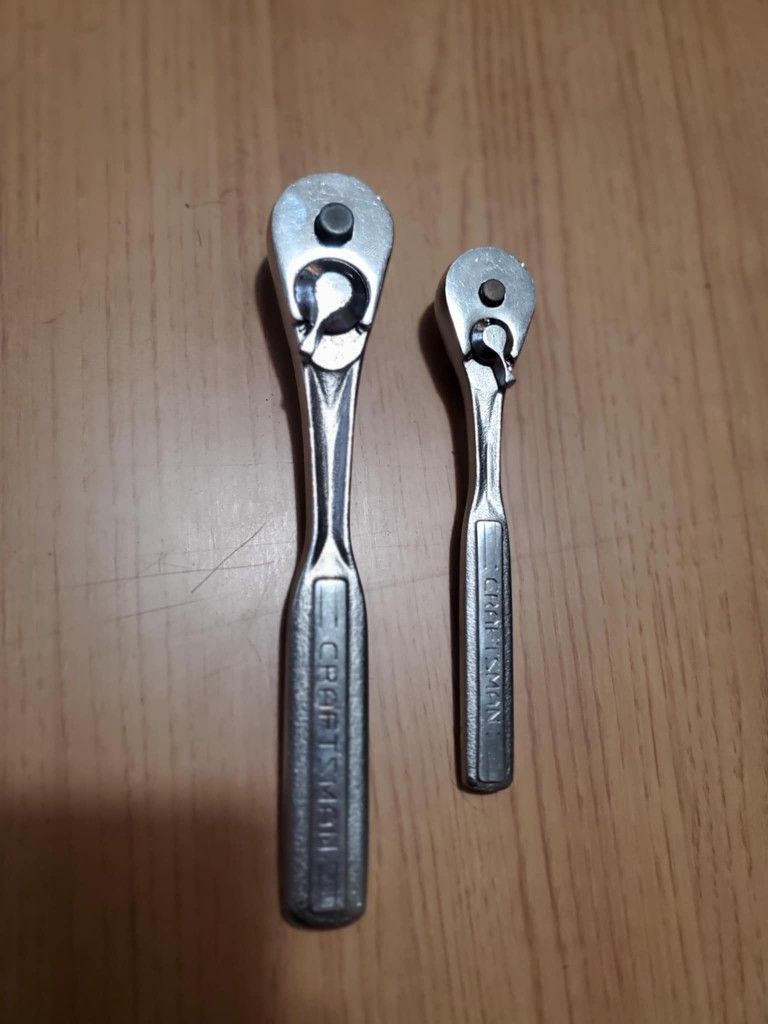 vintage craftsman usa tools 3/8-1/4 -Drive -V- series ratchet