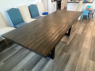 West Elm Logan Solid Wood Extension Dining Table | 76”-94” | Seats 6–10